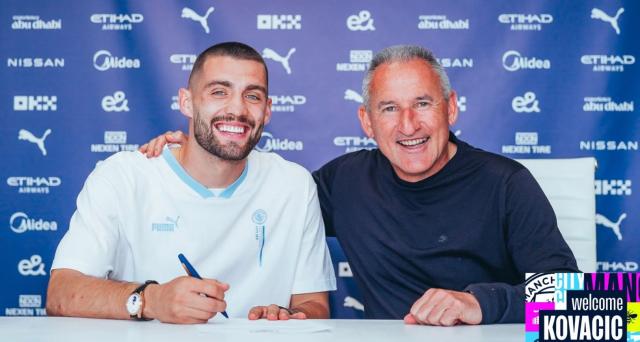 开云-蓝月夏窗首签！官方：科瓦契奇加盟曼城签约4年